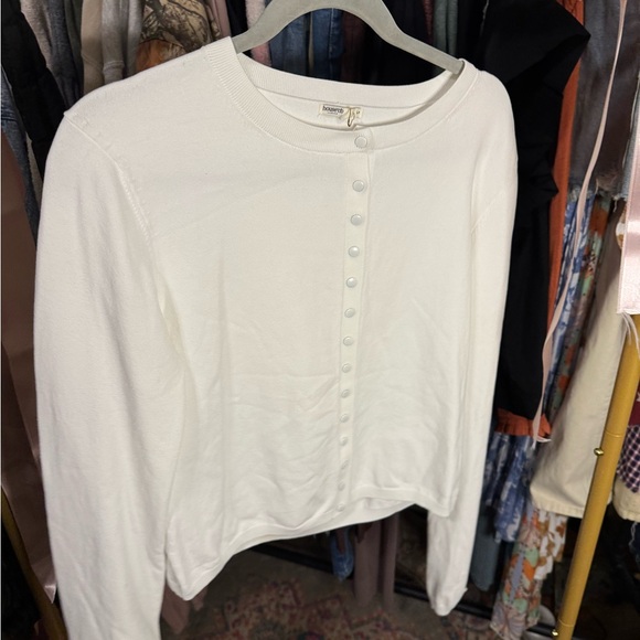 House of CB Jackets & Blazers - house of CB White Button-Down Shirt